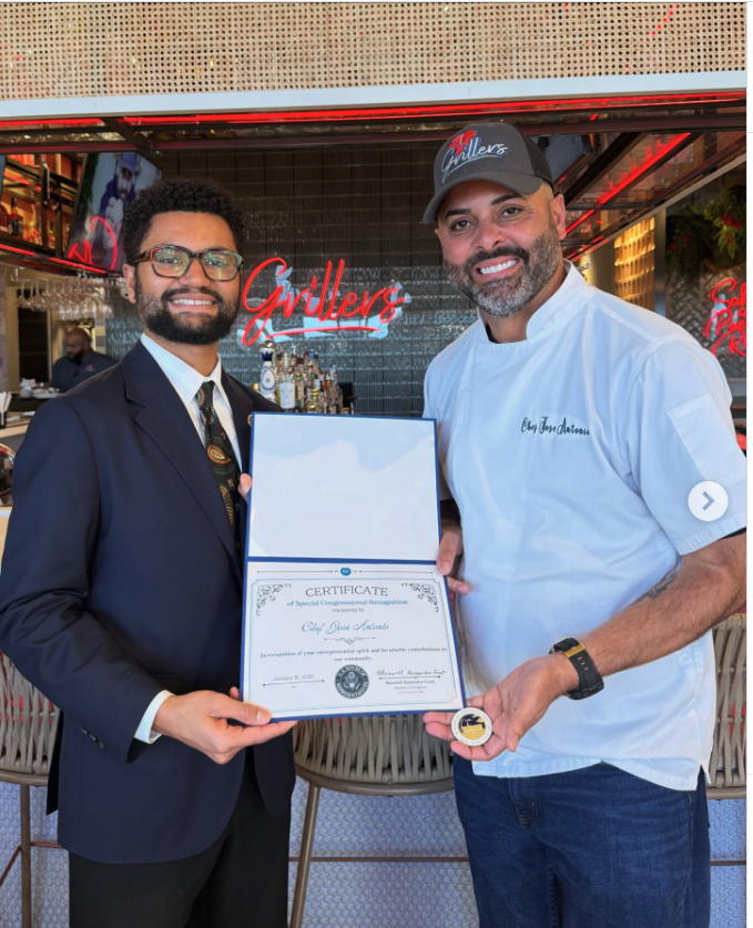 Congressional recognition for Grillers Puerto Rico and Chef José Antonio